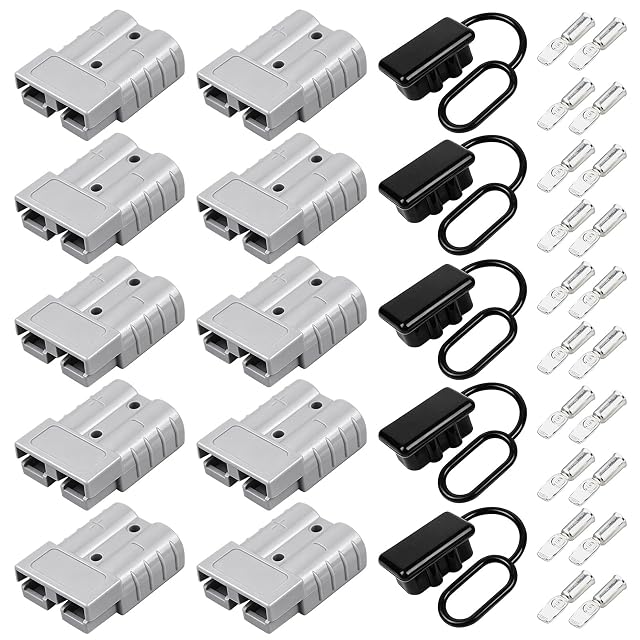 VETOLAKA 50 A battery connectors with dust caps