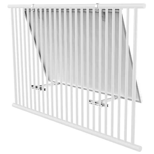 LEICKE balcony railing mount for solar modules in aluminium