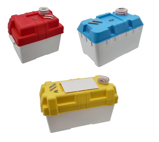 wellenshop battery box with a blue lid