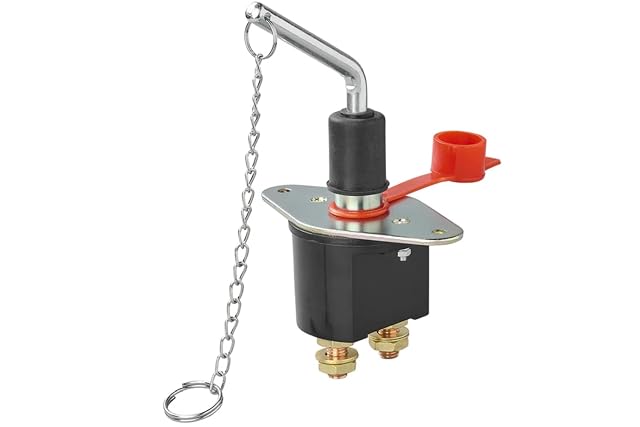 ProPlus two-pole NATO-type battery isolator with a key