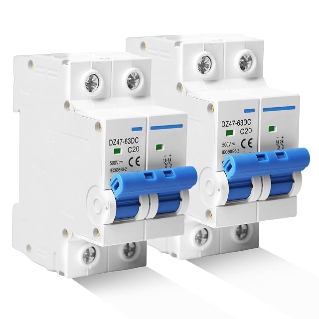 HOSPAOP two-pole DC isolator with a status indicator