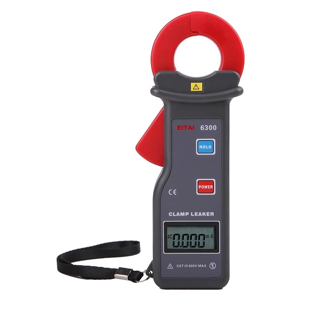 EITAI leakage current clamp meter with a backlit LCD