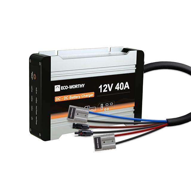 ECO-WORTHY 40 A DC-DC charger with dual input