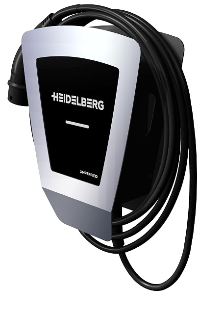 Heidelberg Energy Control Plus wallbox with stainless steel front