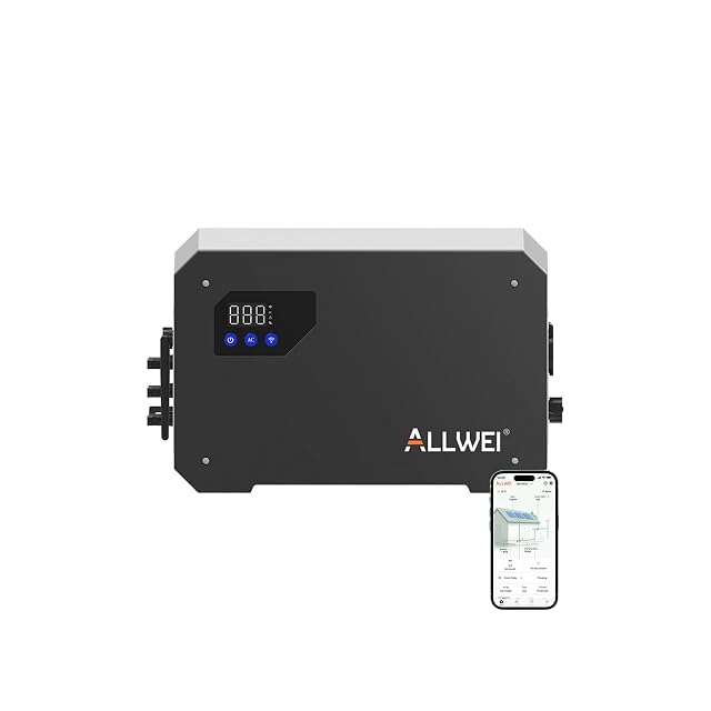 ALLWEI BM1600-2 all-in-one balcony storage unit with three solar inputs