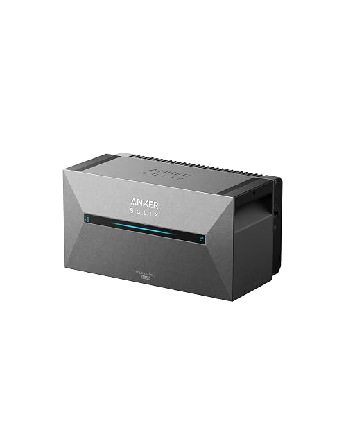 Anker SOLIX Solarbank 2 Plus with two solar inputs on its side panel