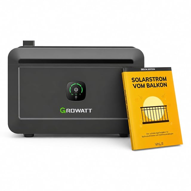 Growatt NOAH 2000 balcony battery module standing upright