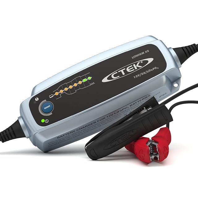CTEK Lithium XS battery charger for LiFePO4 batteries