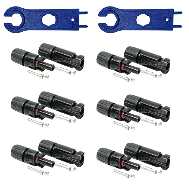 solartronics solar connector set with crimp contacts and spanners