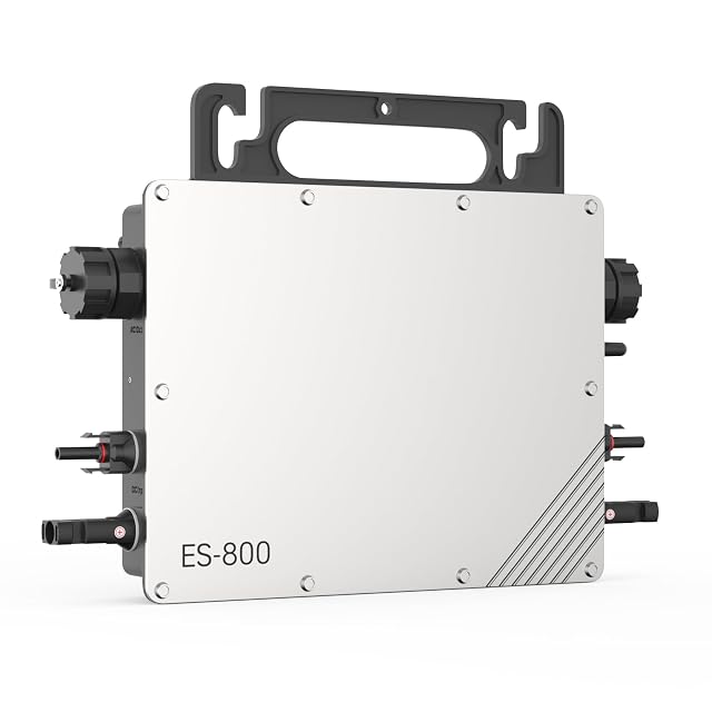 CNCOB 800 W micro-inverter with AC cable and WiFi monitoring