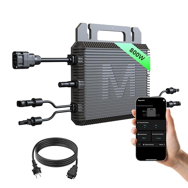 Marstek 800 W micro-inverter with MC4 connectors