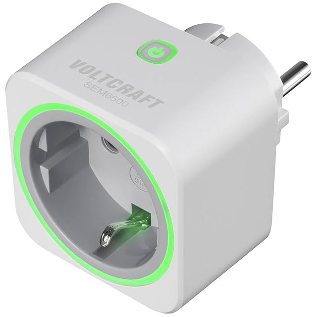 Voltcraft SEM6000 Bluetooth energy meter with a coloured LED ring