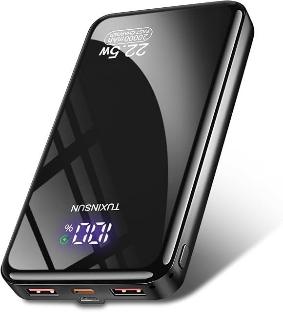 zhanyugo 20 000 mAh power bank with LCD display