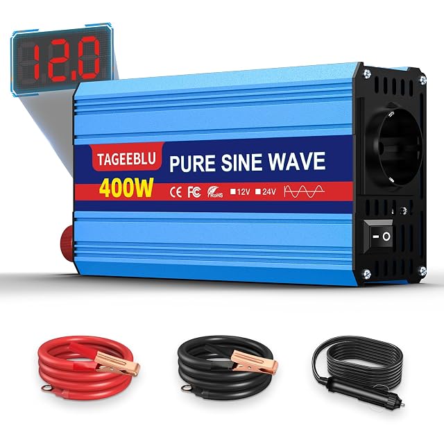 TAGEEBLU 400 W pure sine inverter with digital display