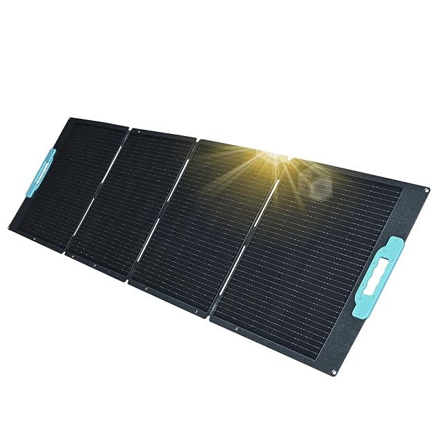 enjoy solar Helios 200 W folding panel with MC4 leads and carrying handle