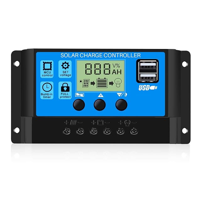 Thlevel 30 A PWM solar charge controller with USB output