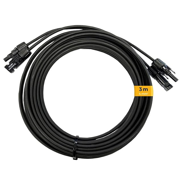 Kleines Kraftwerk 3 m solar extension pair with MC4 connectors