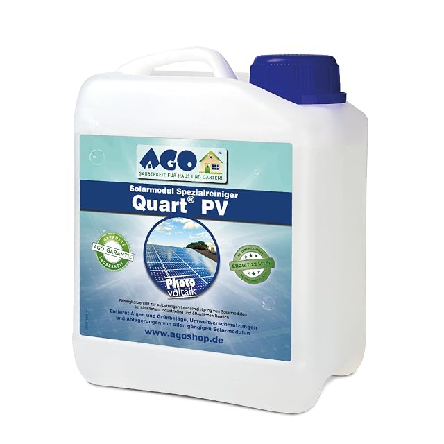 AGO Quart PV solar module cleaner, two litre container
