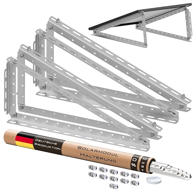 V-CANT-C solar panel mounting triangles in aluminium
