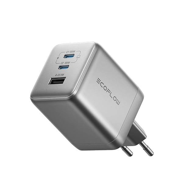 EcoFlow Rapid Pro 100 W three-port GaN charger